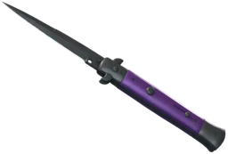 ★ Stiletto Knife | Ultraviolet (Well-Worn)