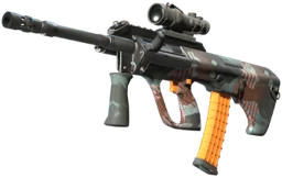 AUG | Amber Slipstream (Battle-Scarred)