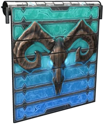 Glacial Visage Garage Door