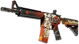 M4A4 | Hellfire (Battle-Scarred)