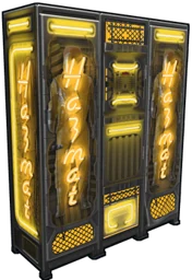 Neon Hazmat Locker