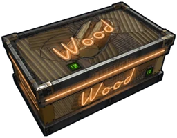 Neon Wood Storage