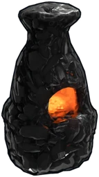 Polished Obsidian Furnace