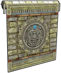 Ruin Garage Door